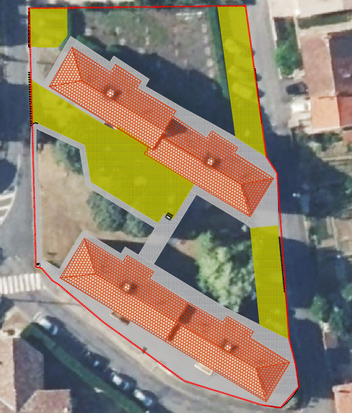 Plan de principe réaménagement extérieur