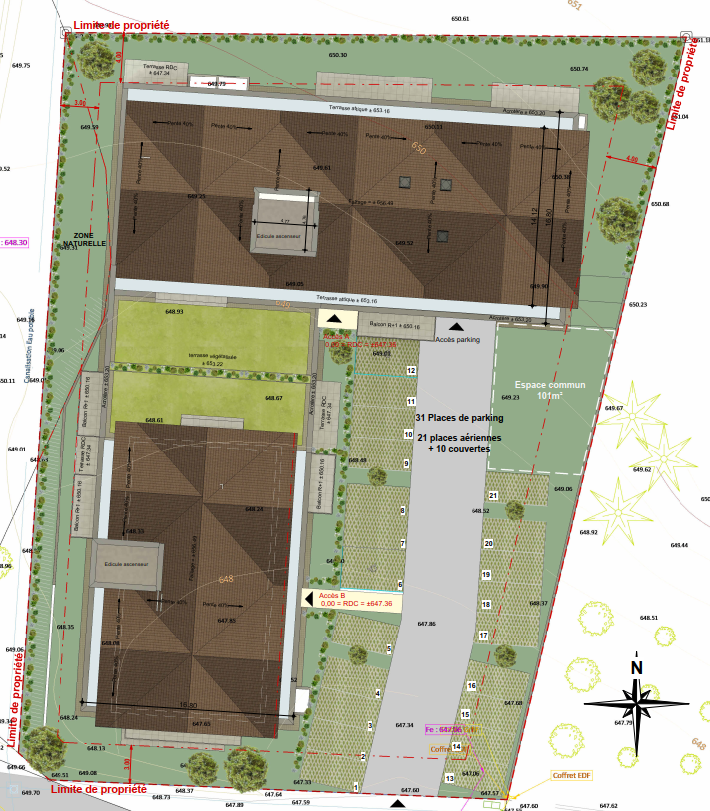 projet crédit agricole beaumont schéma aiga infra
