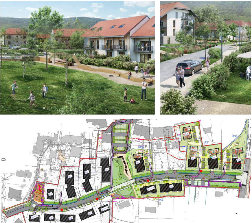 projet zac zone activité cergy aiga infra